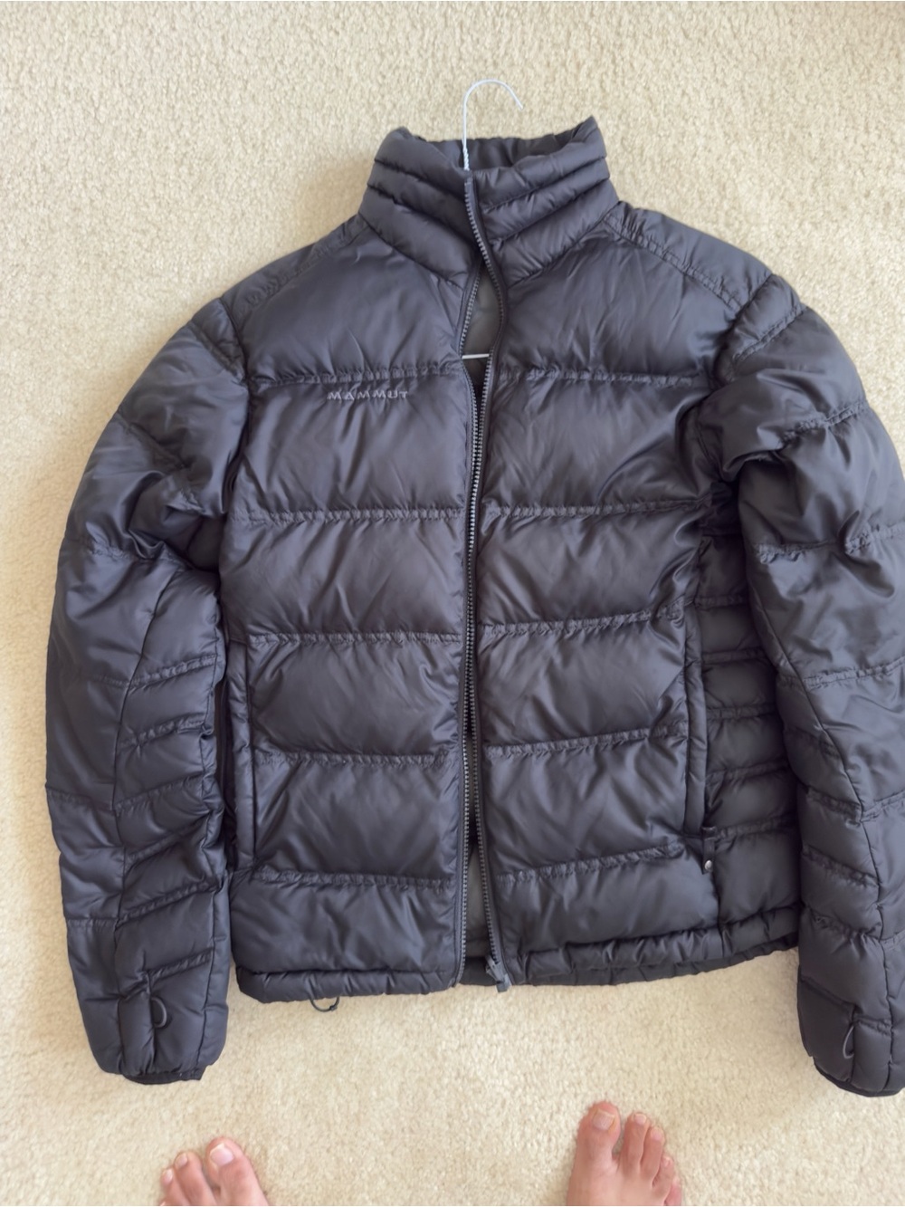 MAMMUT ALPINE DOWN JACKET - MENS SMALL - 650 DOWN HEAVY DUTY 50% OFF SLIM FIT